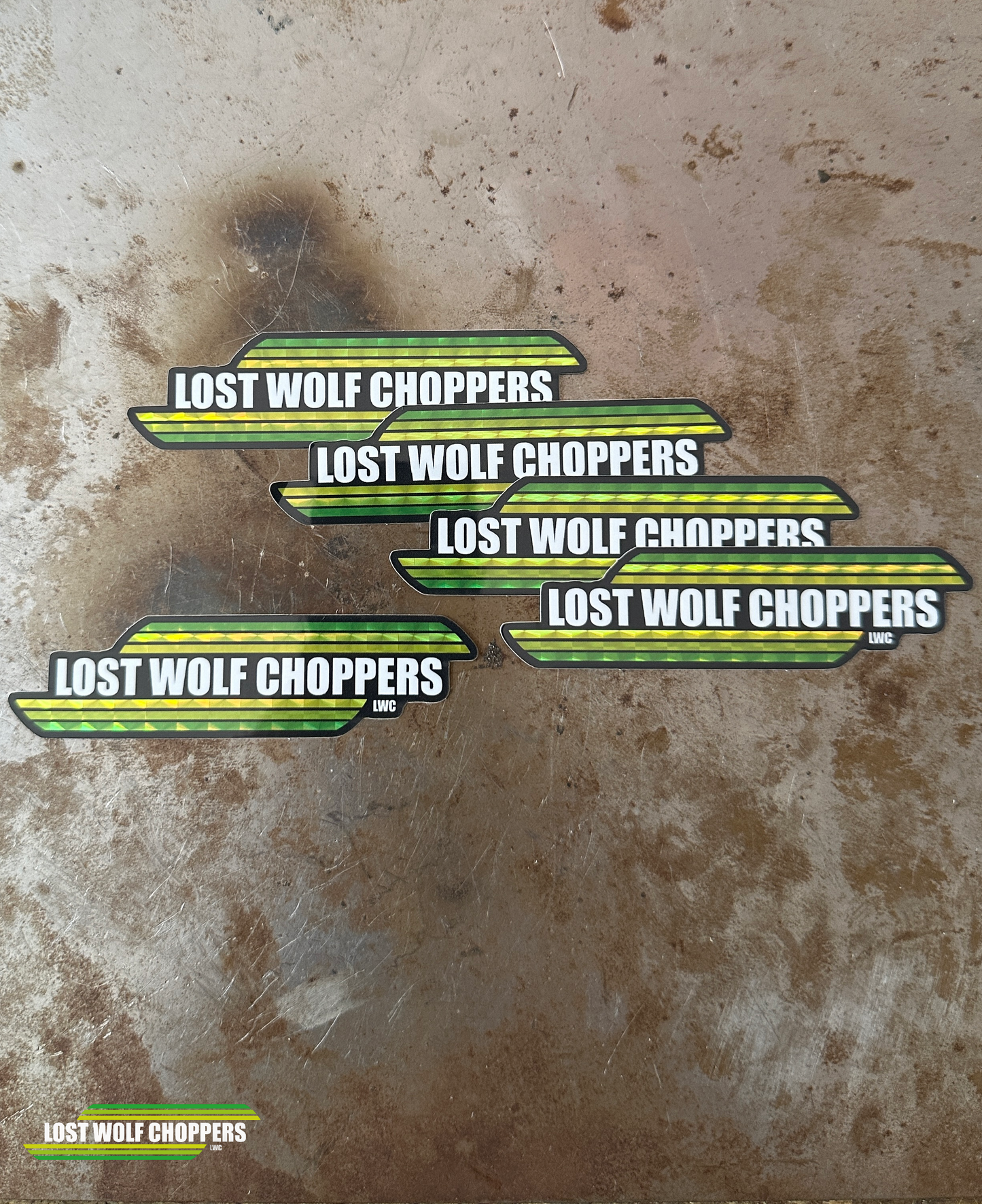 Lost Wolf Choppers Stickers