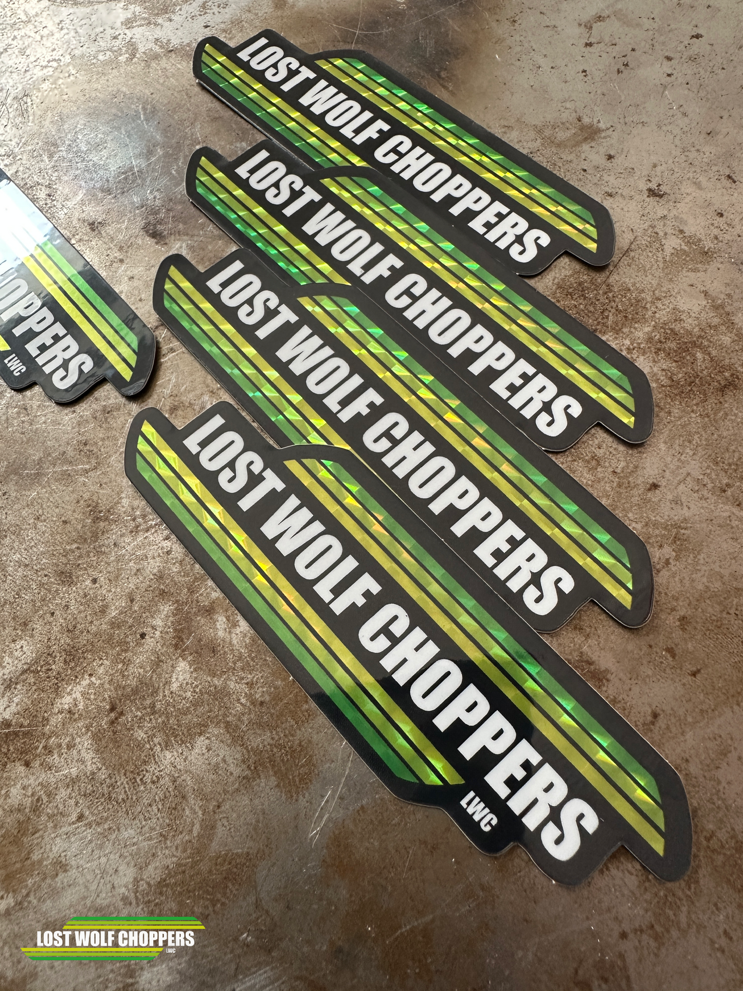 Lost Wolf Choppers Stickers