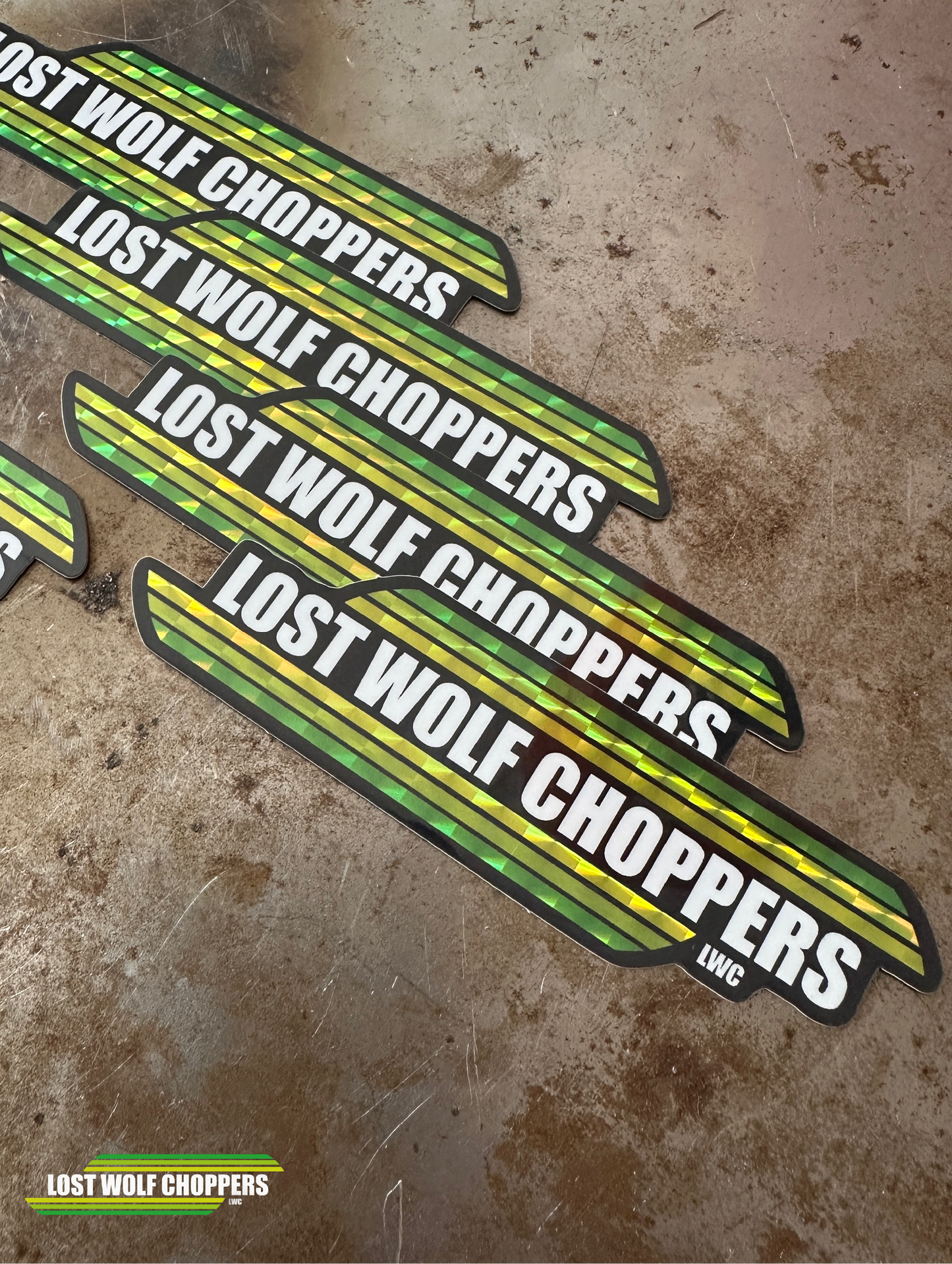 Lost Wolf Choppers Stickers