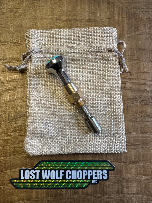 Kingman Arizona Turquoise S&S Enricher Choke Knob Long