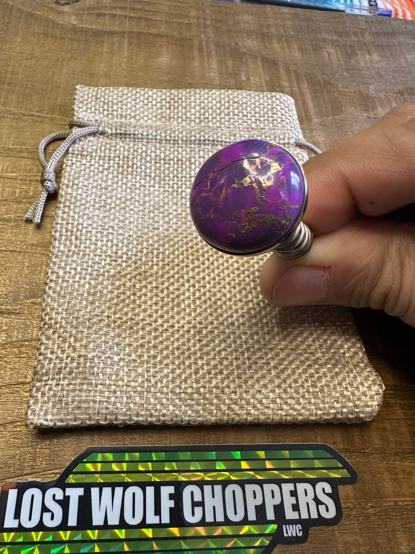 Mikuni HRS Short Idle Screw Purple Mohave Turquoise