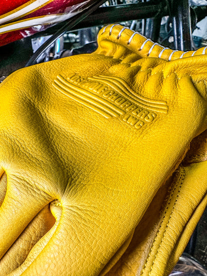Lost Wolf Choppers Gloves Yellow