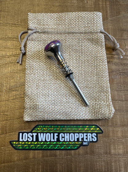 Mikuni HRS Short Idle Screw Purple Mohave Turquoise