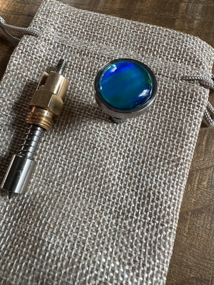 Aurora Opale S&S Enricher Choke Knob (striped Long)