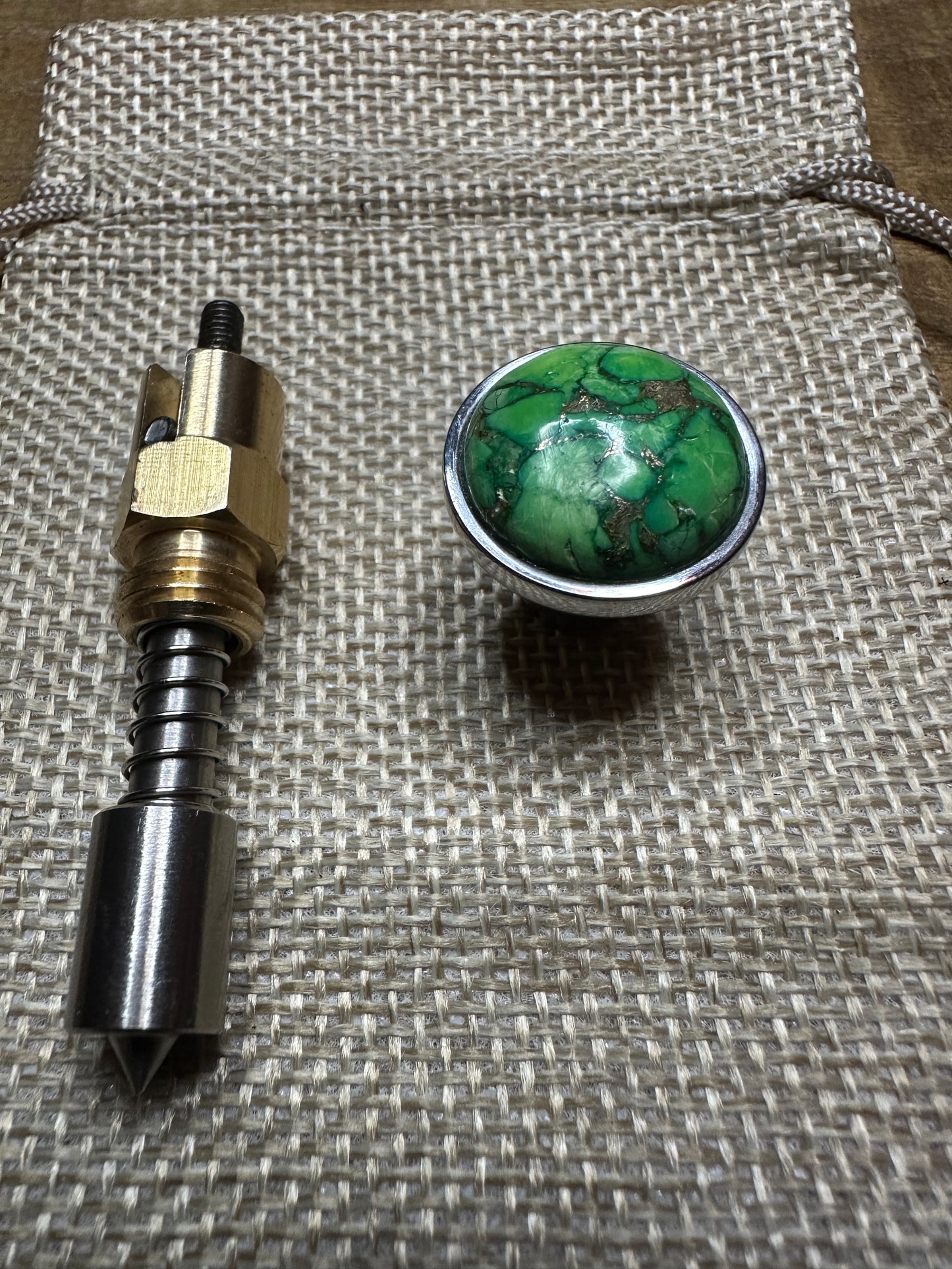 Mohave turquoise S&S Enricher Choke Knob Short