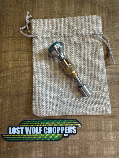 Mohave turquoise S&S Enricher Choke Knob (Short)