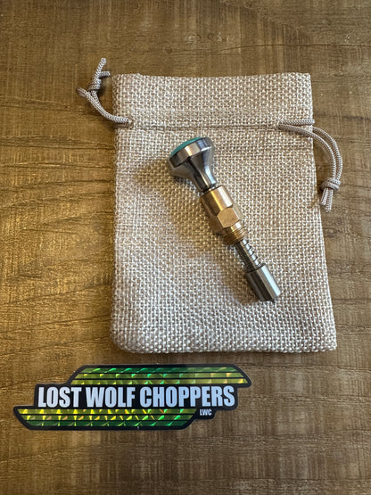 Kingman Arizona Turquoise S&S Enricher Choke Knob (Short)