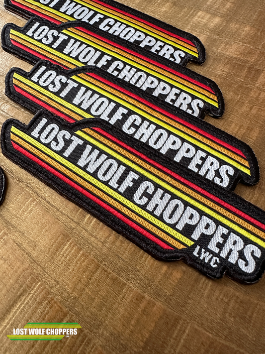 Lost Wolf Choppers Patch Orange