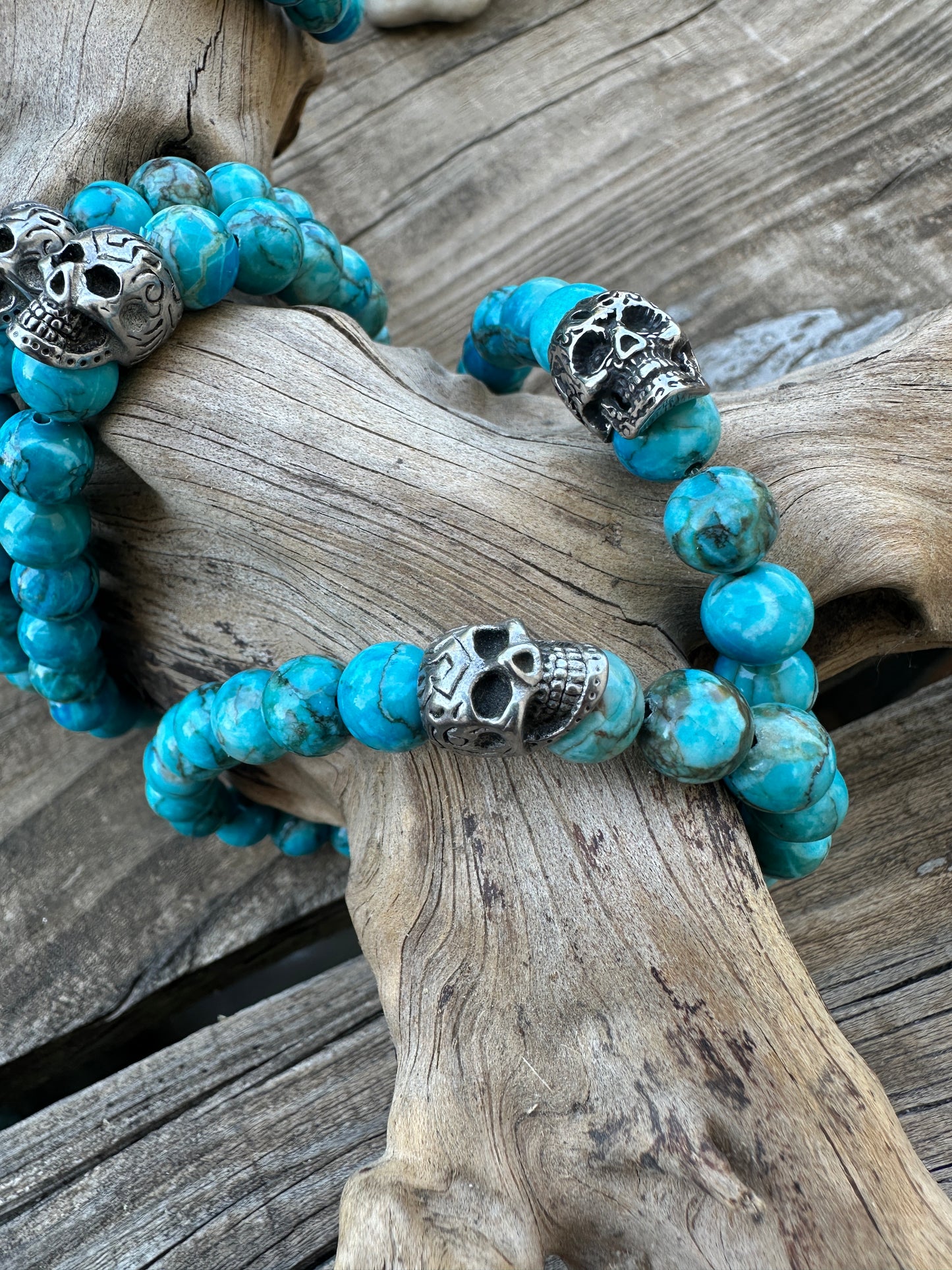 Arizona Turquoise Bracelets (Skull)