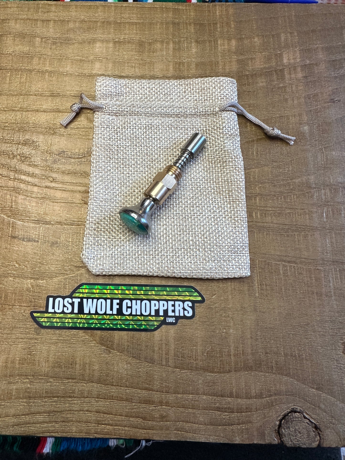 Kingman Arizona Turquoise S&S Enricher Choke Knob Short