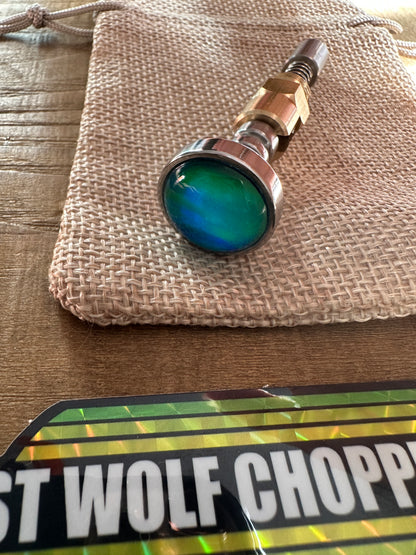 Aurora Opale S&S Enricher Choke Knob (striped Long)