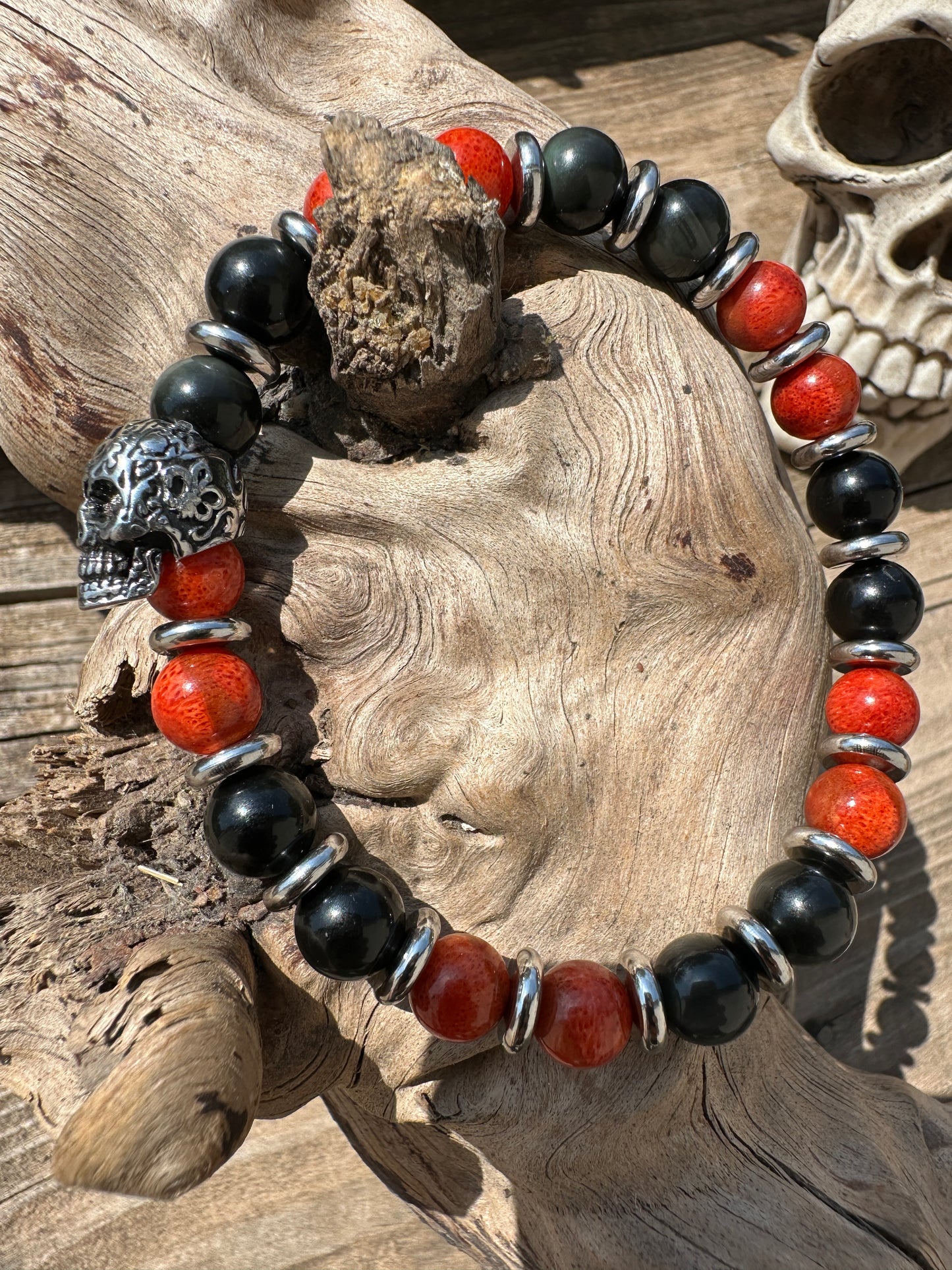 Sponge Coral Bracelets (Skull)