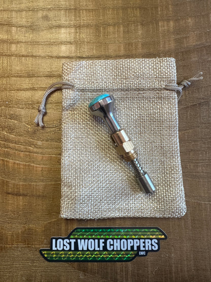 Arizona Turquoise S&S Enricher Choke Knob Long