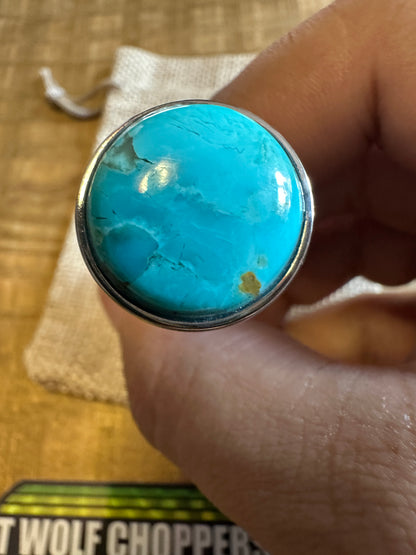 Kingman Arizona Turquoise S&S Enricher Choke Knob (Striped Chalice)
