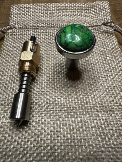 Mohave Turquoise S&S Enricher Choke Knob Long