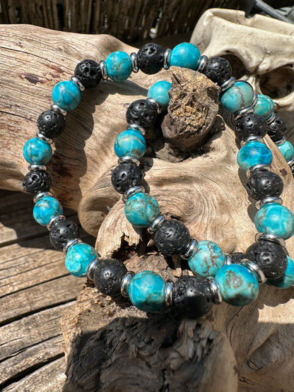 Arizona Turquoise Bracelet (Lava)