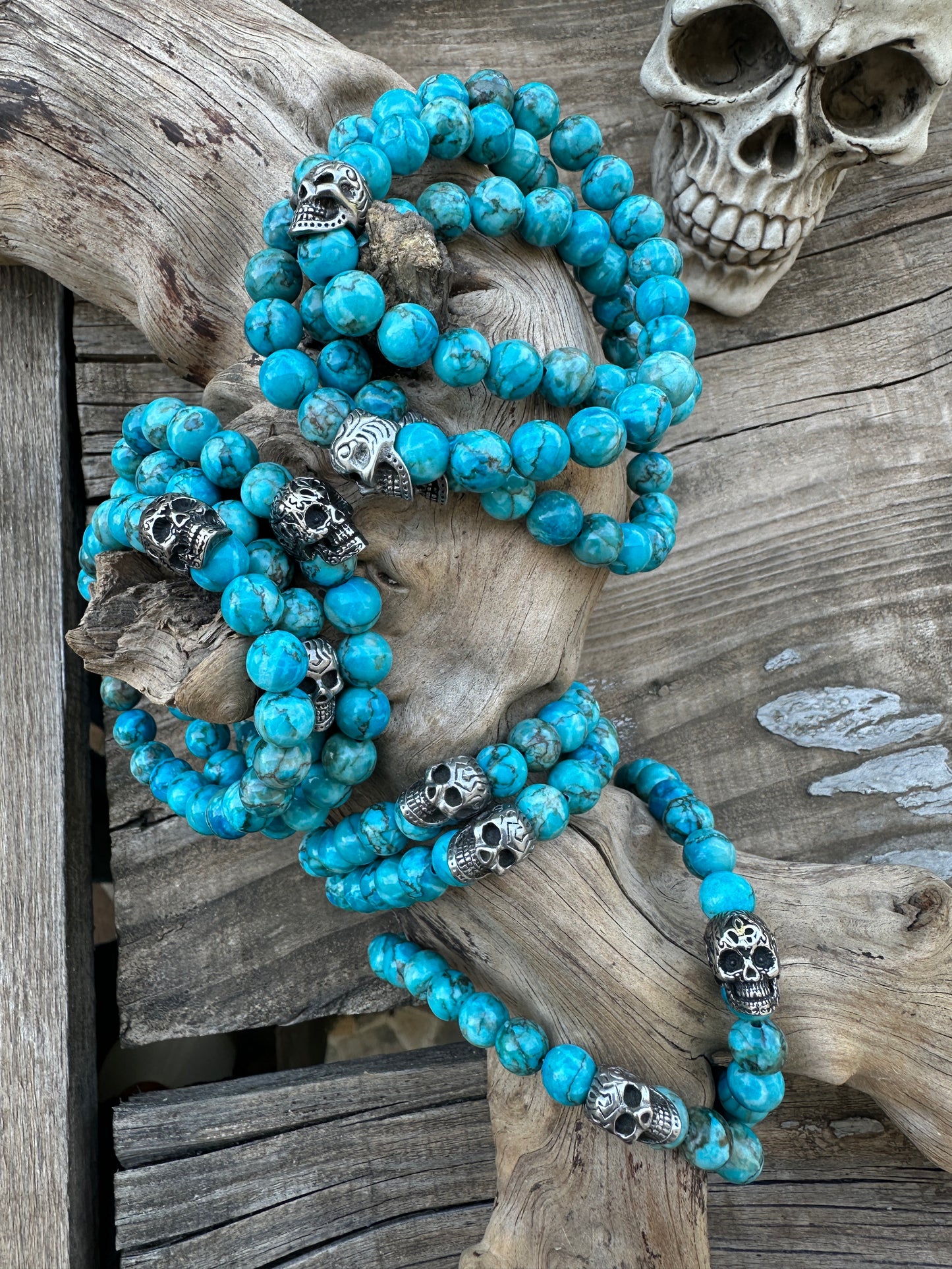 Arizona Turquoise Bracelets (Skull)