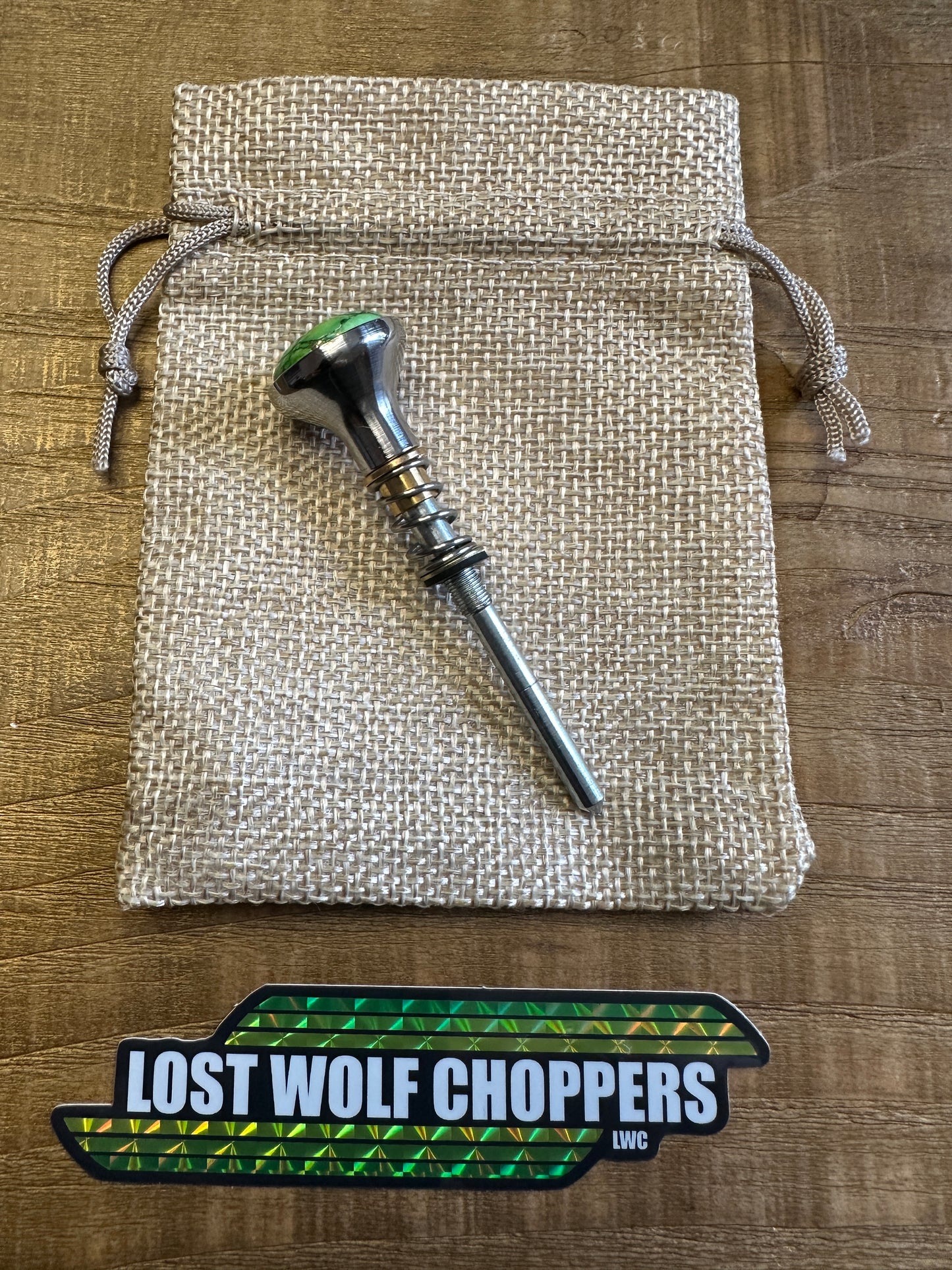 Mikuni HRS Short Idle Screw Green Mohave Turquoise