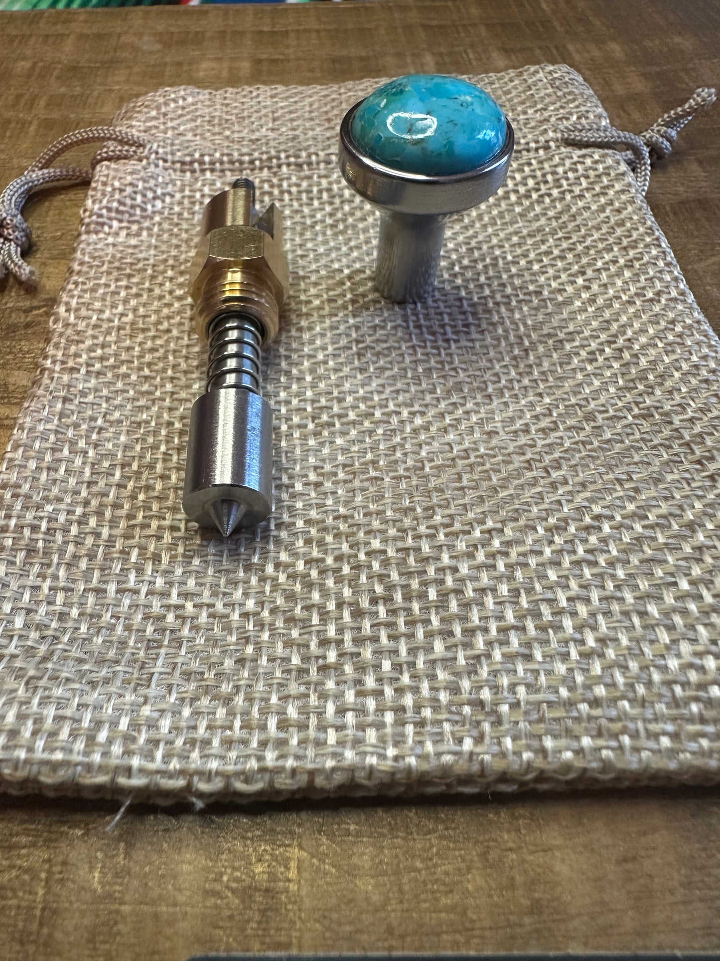 Arizona Turquoise S&S Enricher Choke Knob Long