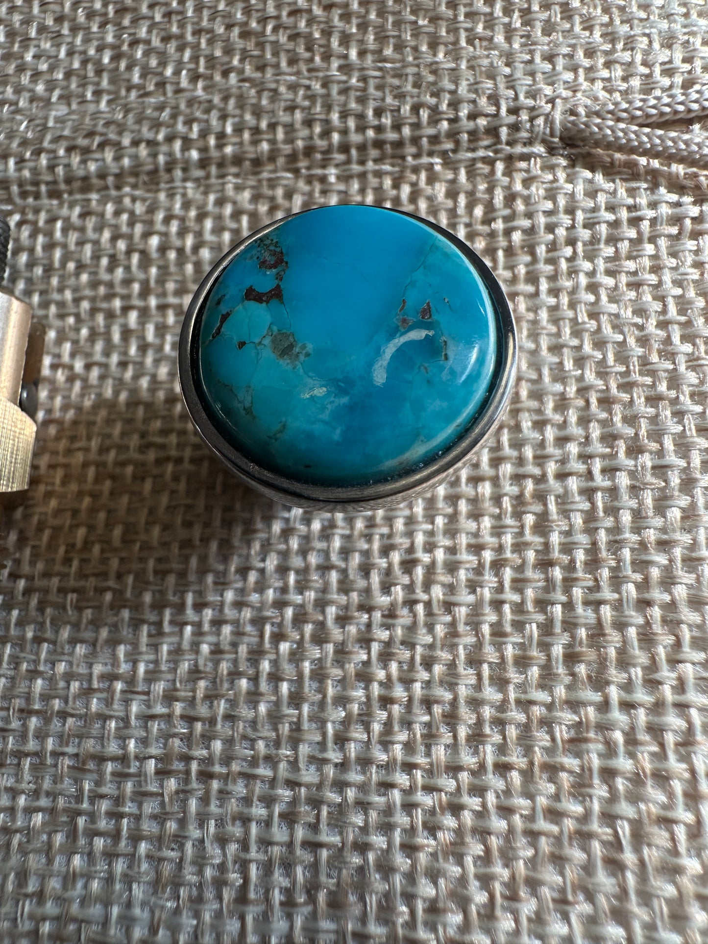 Kingman Arizona Turquoise S&S Enricher Choke Knob (Short)