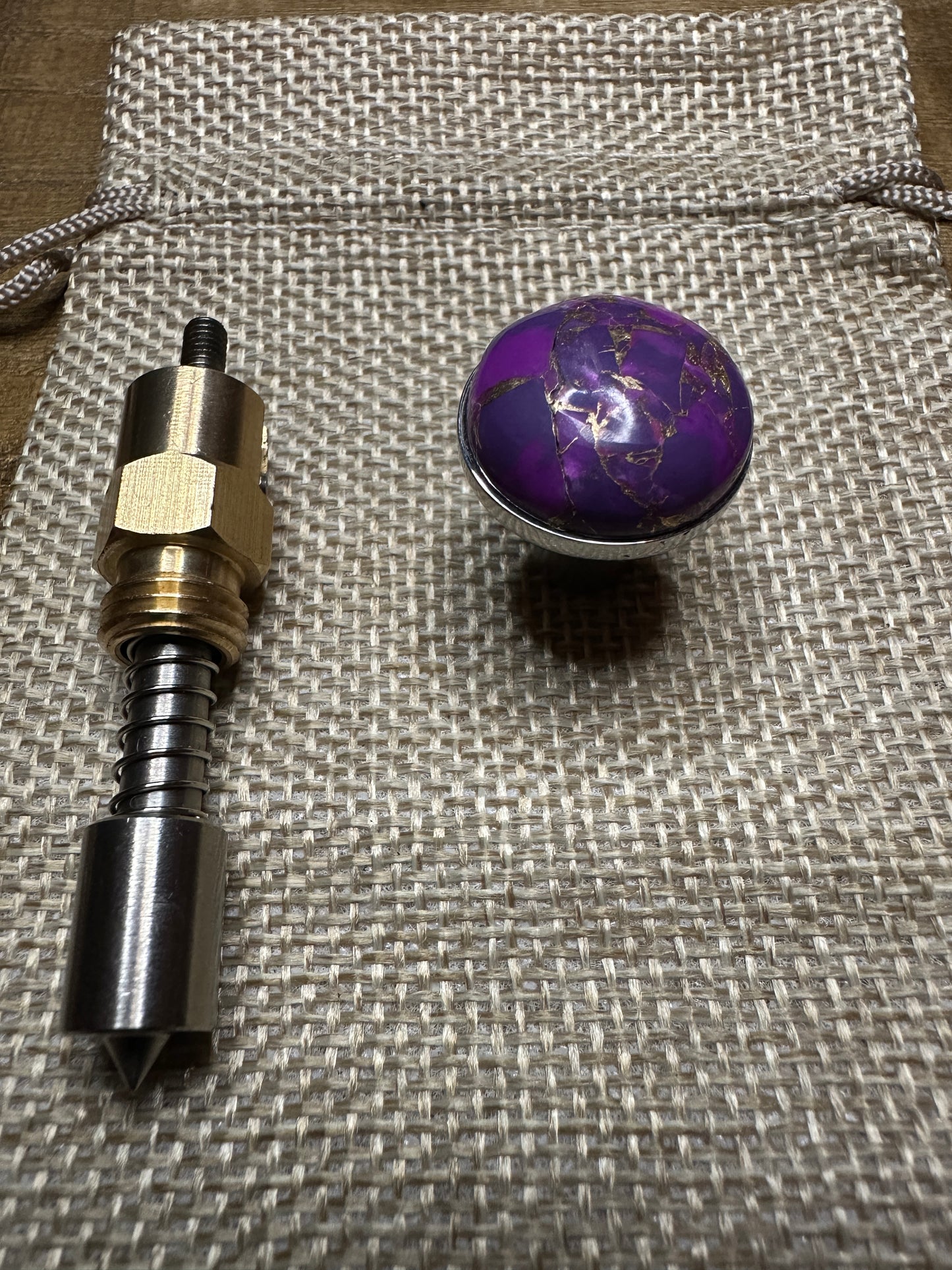 Mohave Turquoise S&S Enricher Choke Knob Short