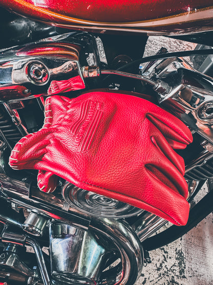 Lost Wolf Choppers Gloves Red
