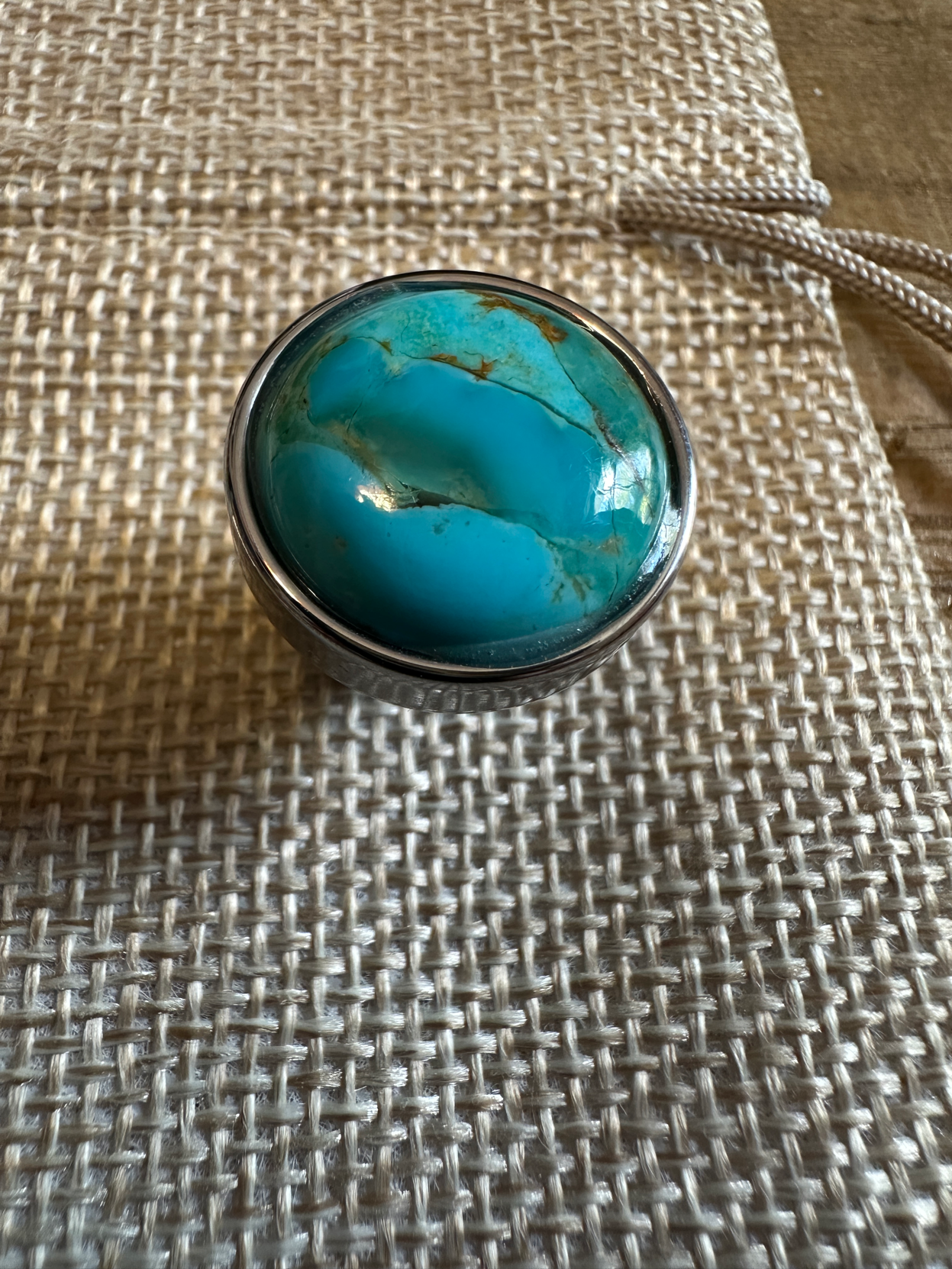 Kingman Arizona Turquoise S&S Enricher Choke Knob (Short)