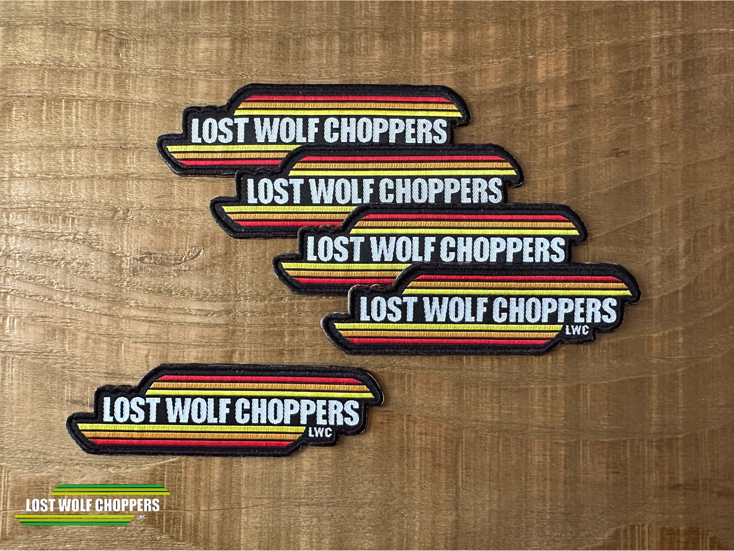 Lost Wolf Choppers Patch Orange