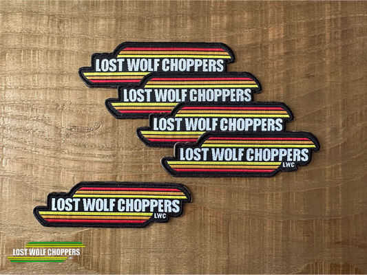 Lost Wolf Choppers Patch Orange