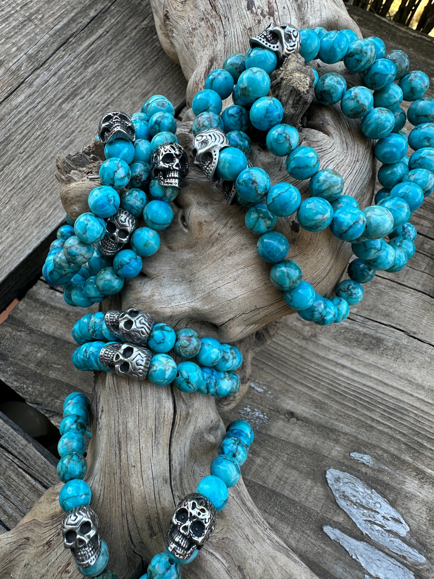 Arizona Turquoise Bracelets (Skull)