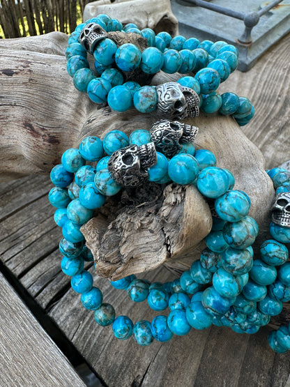 Arizona Turquoise Bracelets (Skull)
