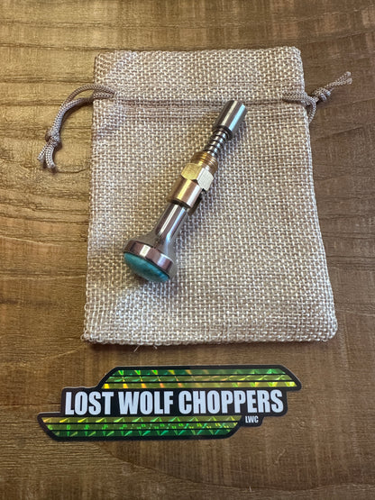 Arizona Turquoise S&S Enricher Choke Knob Long