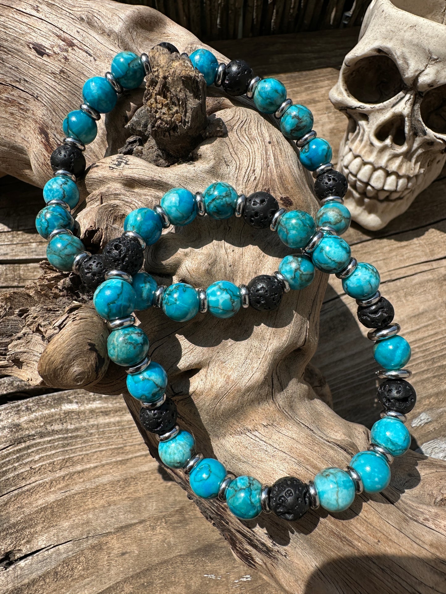 Arizona Turquoise Bracelet (Lava)