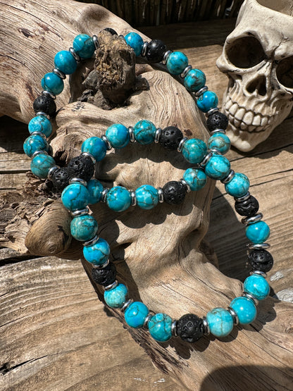 Arizona Turquoise Bracelet (Lava)