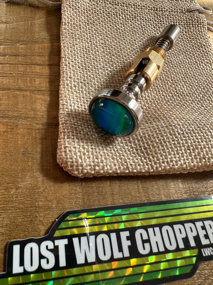 Aurora Opale S&S Enricher Choke Knob (striped Long)
