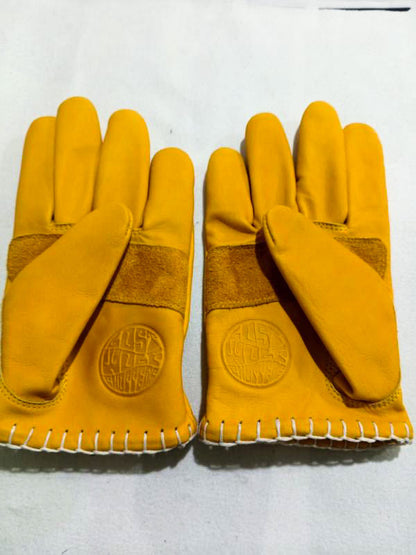 Lost Wolf Choppers Gloves Yellow