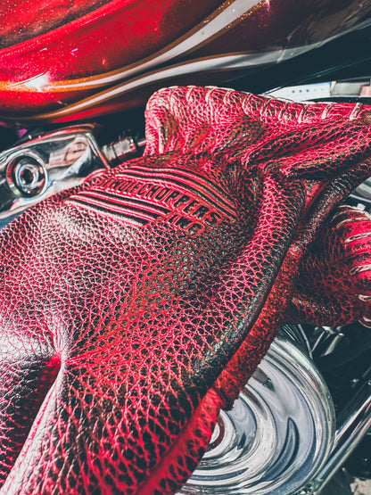 Lost Wolf Choppers Gloves Burnt Red