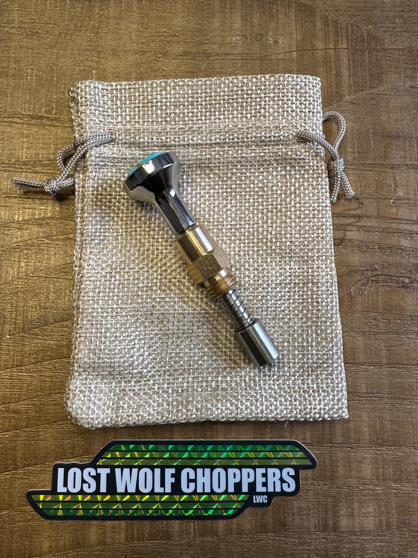 Kingman Arizona Turquoise S&S Enricher Choke Knob Long