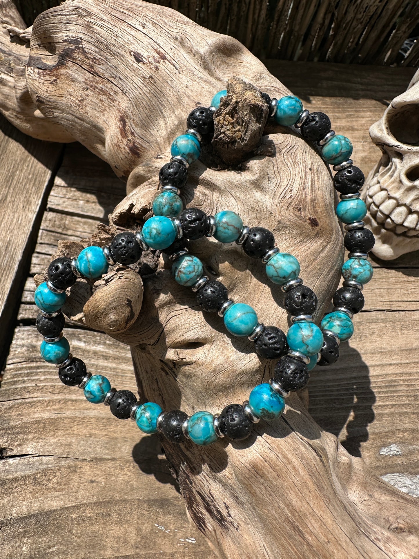 Arizona Turquoise Bracelet (Lava)