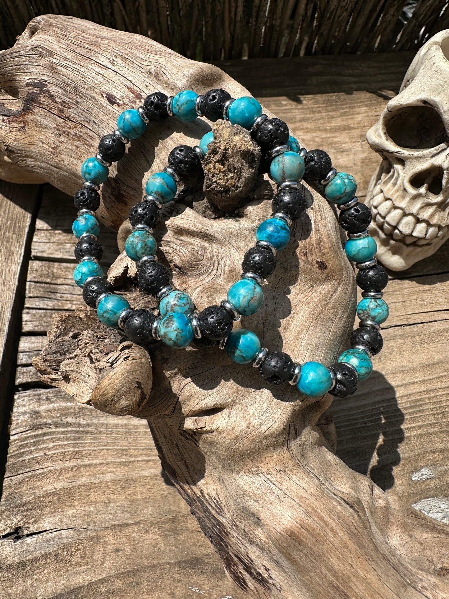 Arizona Turquoise Bracelet (Lava)