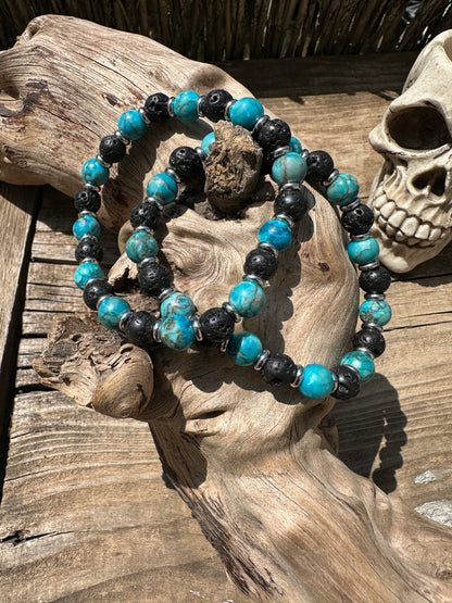 Arizona Turquoise Bracelet (Lava)