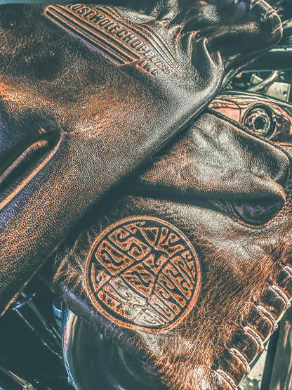 Lost Wolf Choppers Gloves Brown