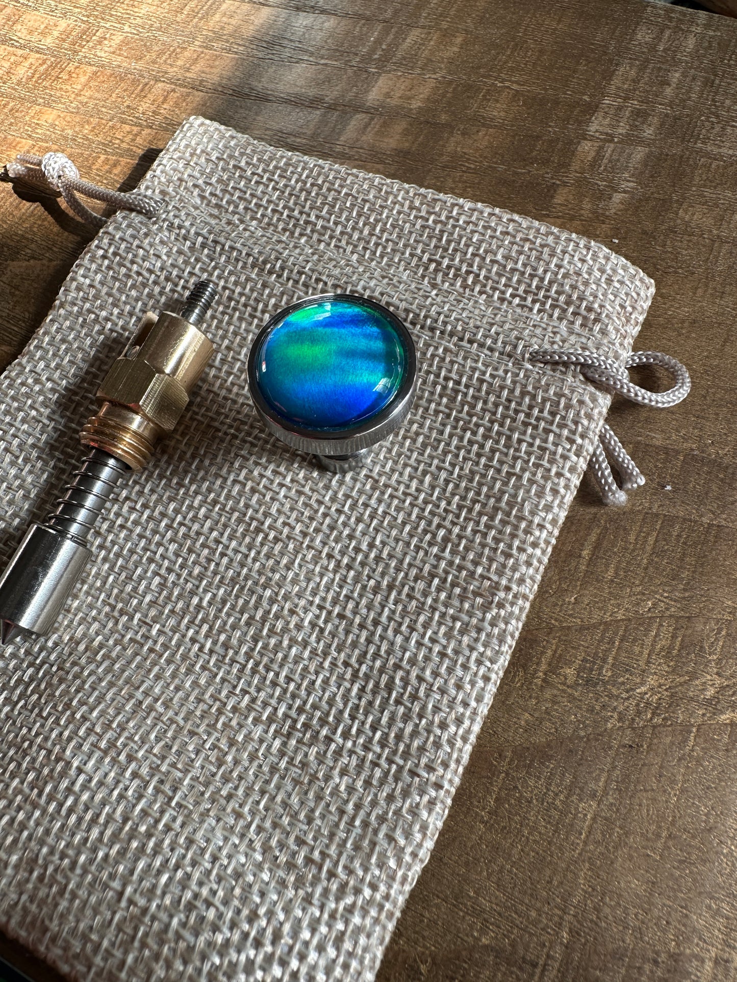 Aurora Opale S&S Enricher Choke Knob (striped Long)
