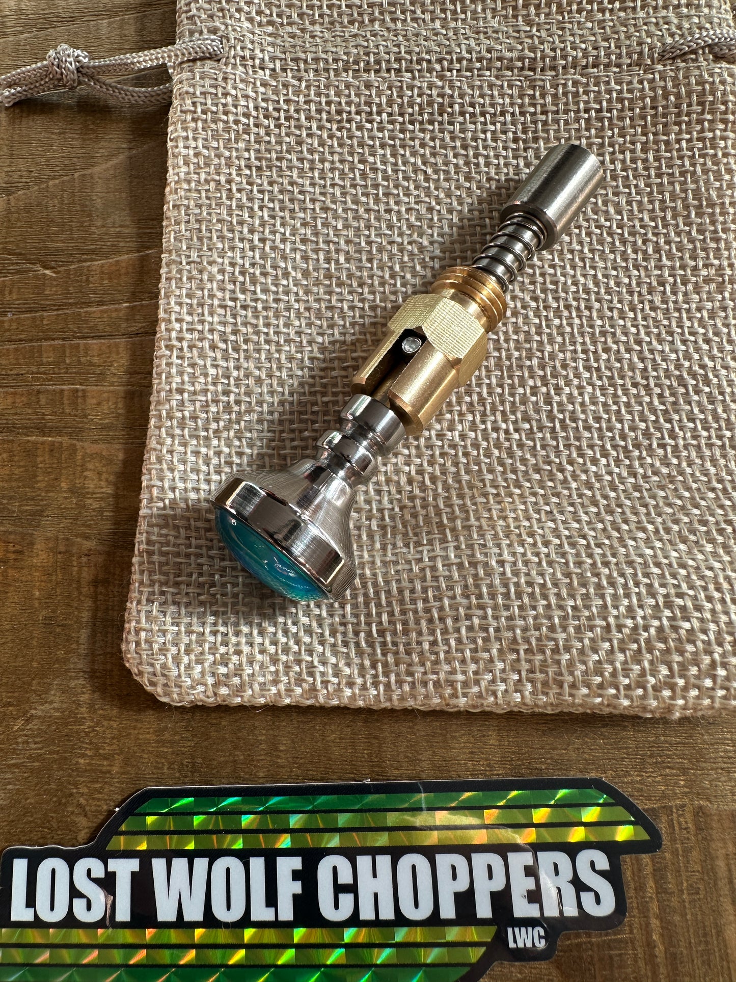 Aurora Opale S&S Enricher Choke Knob (striped Long)
