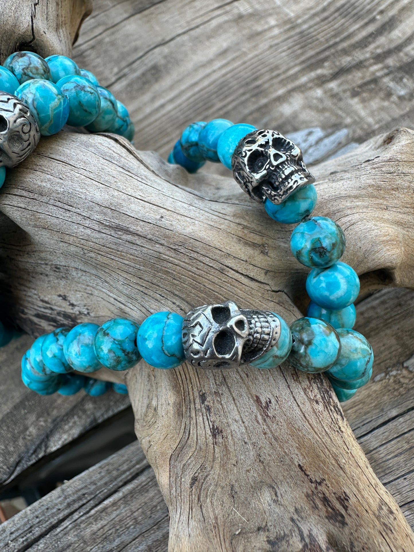 Arizona Turquoise Bracelets (Skull)