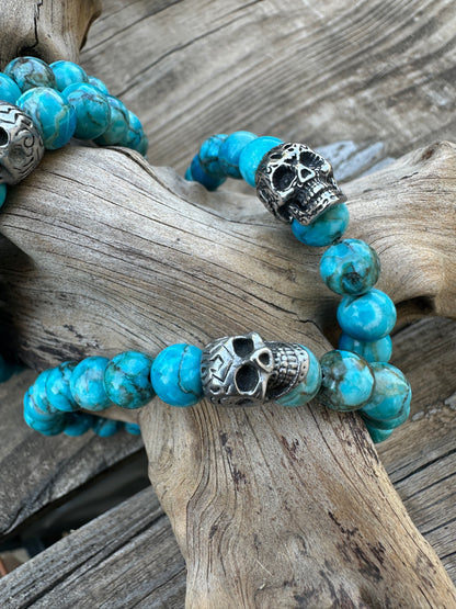 Arizona Turquoise Bracelets (Skull)