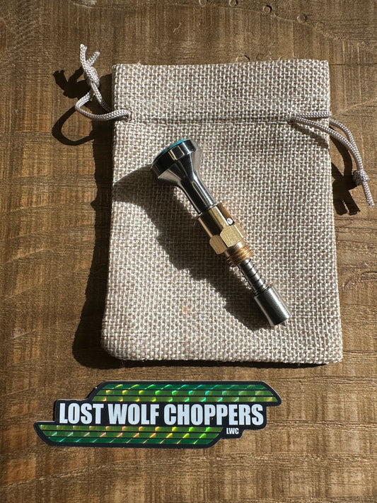 Kingman Arizona Turquoise S&S Enricher Choke Knob (Long)