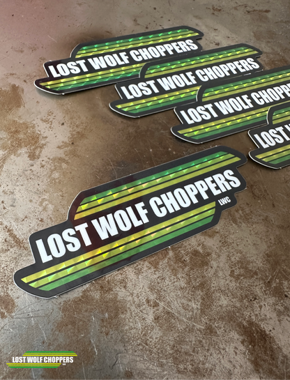 Lost Wolf Choppers Stickers