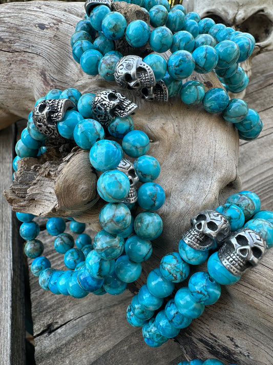 Arizona Turquoise Bracelets (Skull)