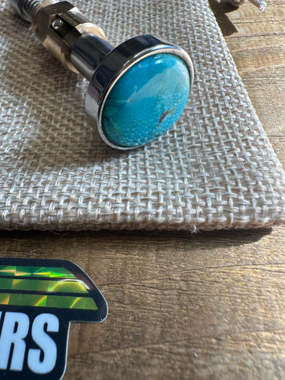 Kingman Arizona Turquoise S&S Enricher Choke Knob (Long)
